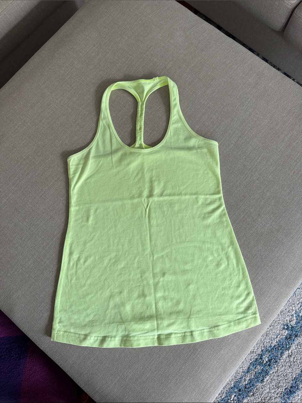 lululemon athletica Neon Lime Racerback Tank
